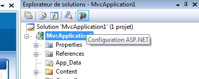 Icone Configuration ASP.NET
